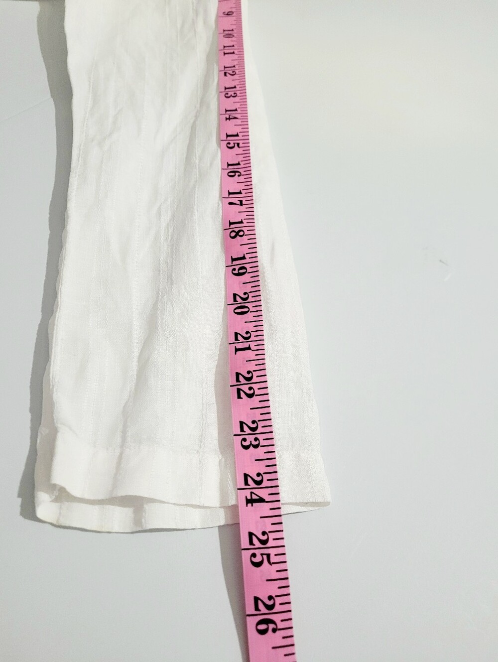 L.L.Bean Women's 100% Linen Popover Tunic White Long Sleeve Size Large Classic - Picture 10 of 10